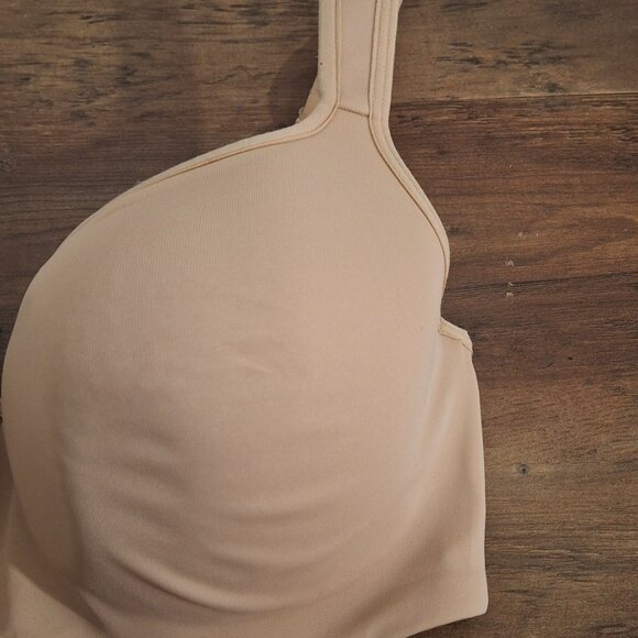 Cacique 34DD Beige T-Shirt Bra Underwire Adjustable Straps - Picture 2 of 5